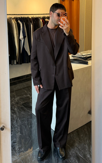 Giacca Santiago Oversize Fit -Moro