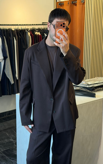 Giacca Santiago Oversize Fit -Moro