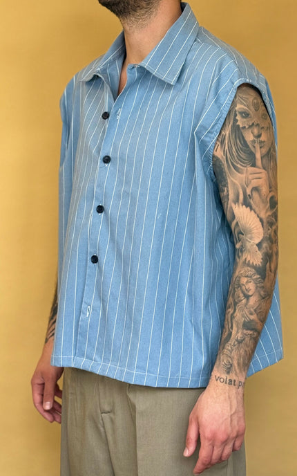 CAMICIA SMANICATA A FANTASIA