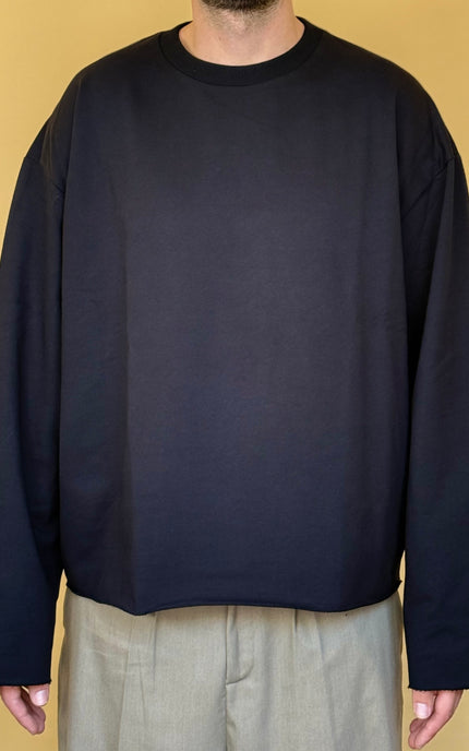 LONGSLEEVE RICAMO RETRO NERA