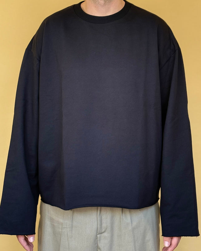 LONGSLEEVE RICAMO RETRO NERA