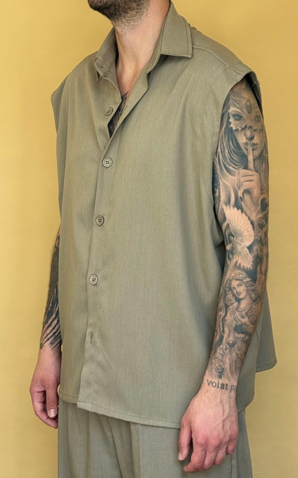 TURK SLEEVELESS SHIRT