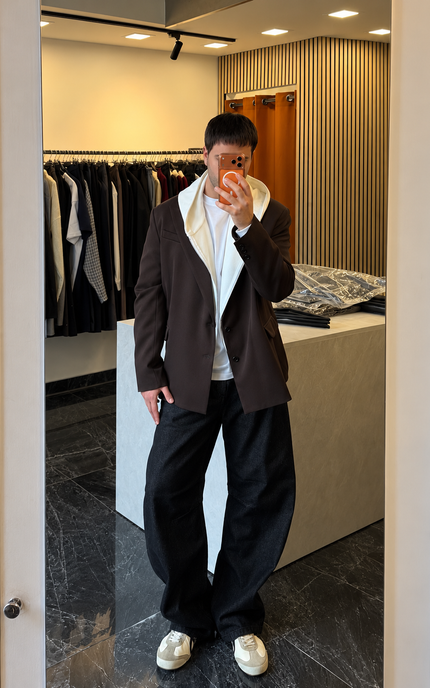 Giacca Santiago Oversize Fit -Moro