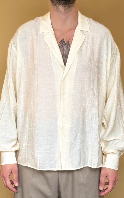 CAMICIA SCOLLATA ECRU'