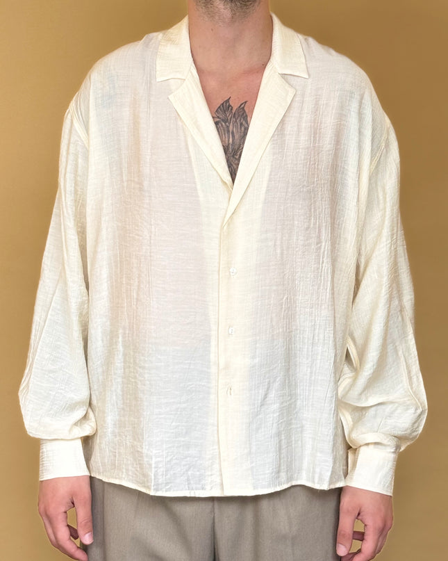 CAMICIA SCOLLATA ECRU'