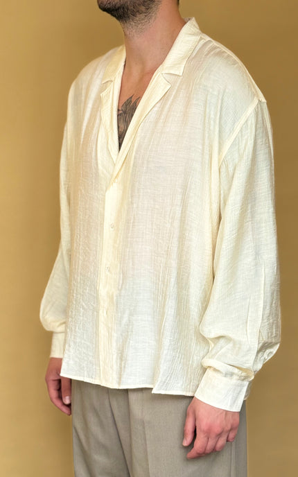 CAMICIA SCOLLATA ECRU'