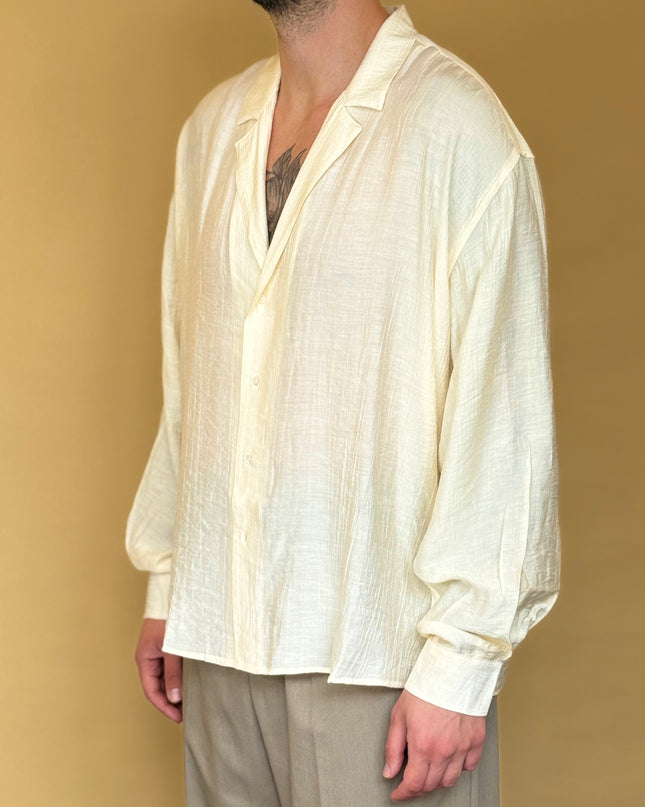 CAMICIA SCOLLATA ECRU'