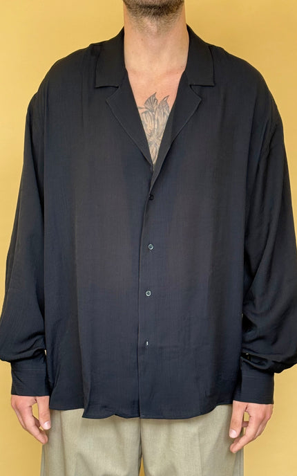 CAMICIA SCOLLATA NERA