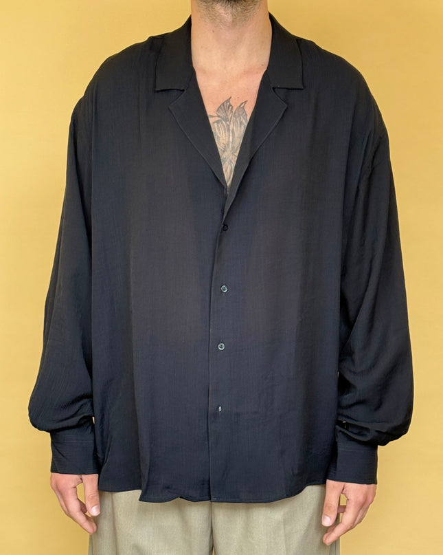 CAMICIA SCOLLATA NERA