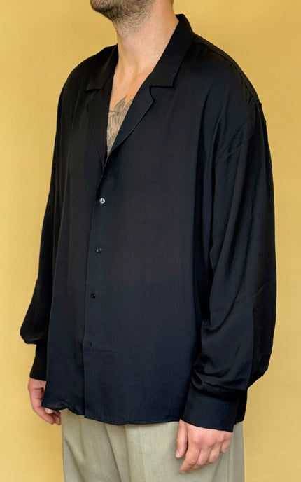 CAMICIA SCOLLATA NERA
