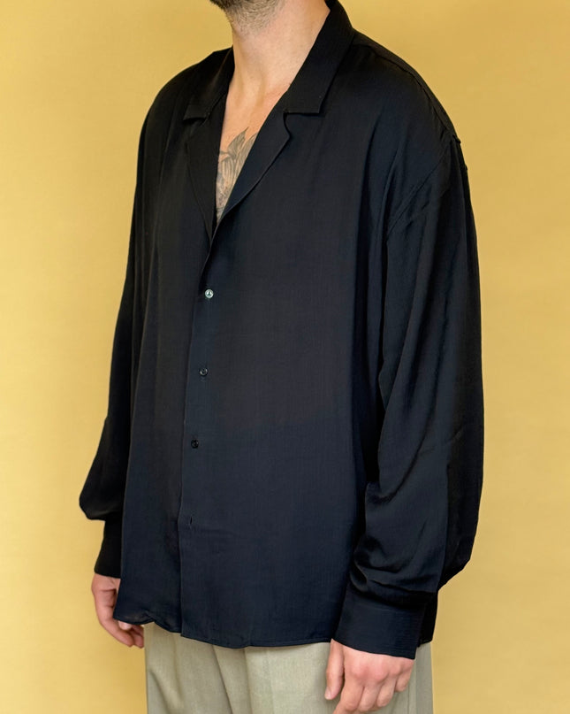 CAMICIA SCOLLATA NERA