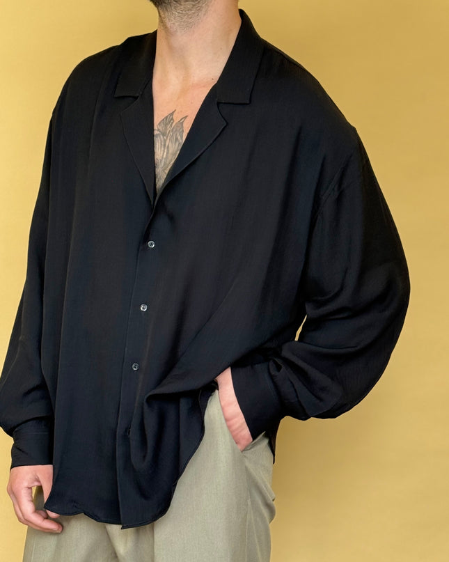 CAMICIA SCOLLATA NERA