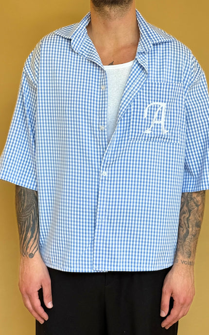 CAMICIA M/M CHECK LOGO