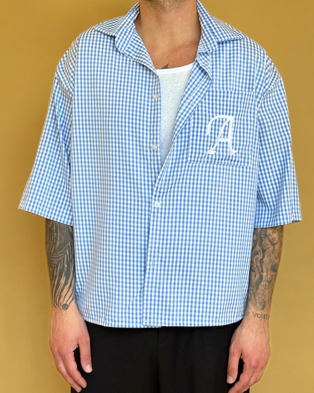 CAMICIA M/M CHECK LOGO