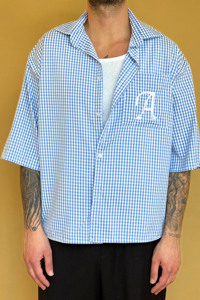 CAMICIA M/M CHECK LOGO
