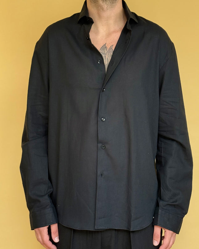 CAMICIA OVERSIZE IN LINO