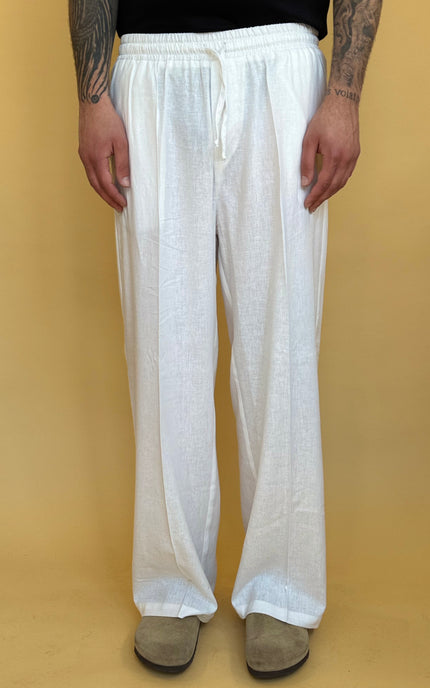 PANTALACCIO OVERSIZE IN LINO