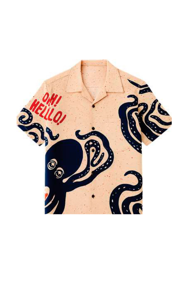 CAMICIA A FANTASIA HELLO