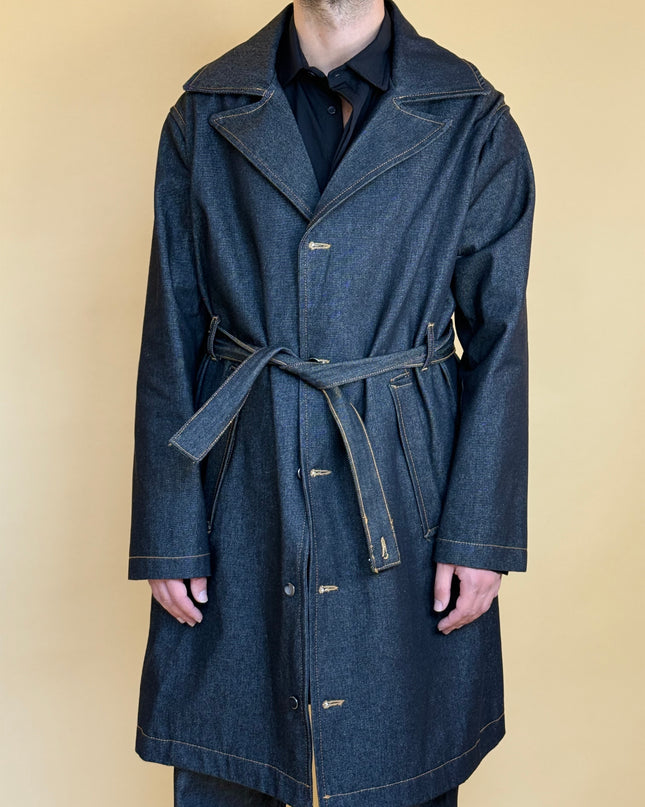 DENIM TRENCH BELT