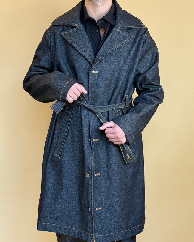 DENIM TRENCH BELT