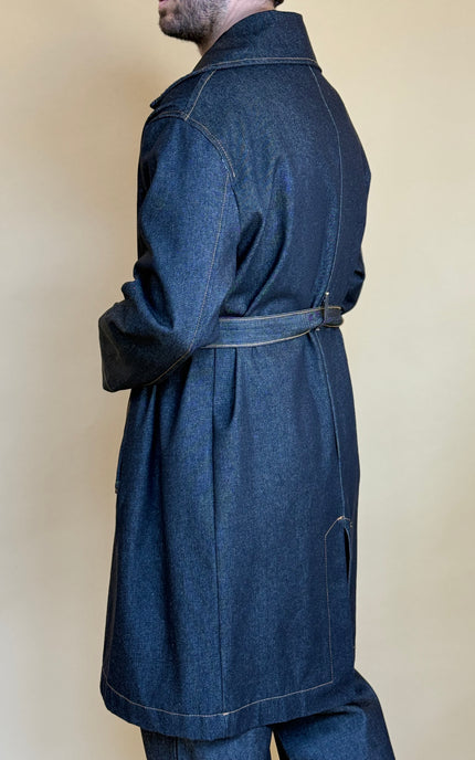 DENIM TRENCH BELT