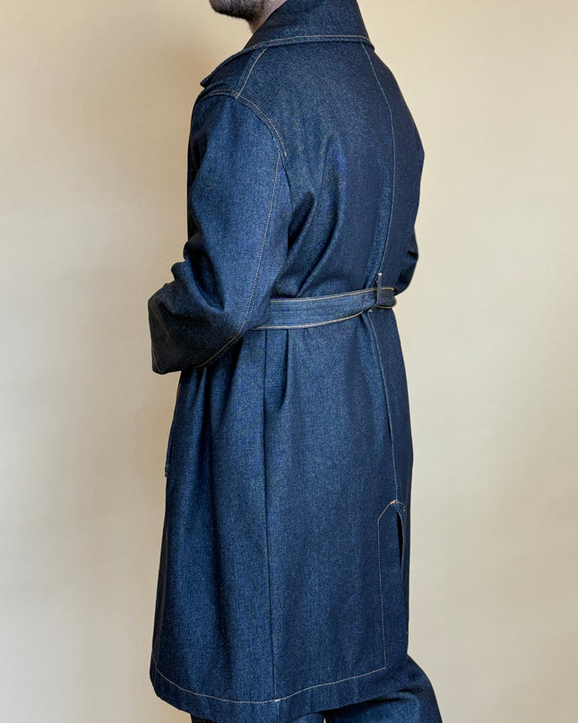 DENIM TRENCH BELT