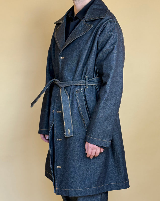DENIM TRENCH BELT
