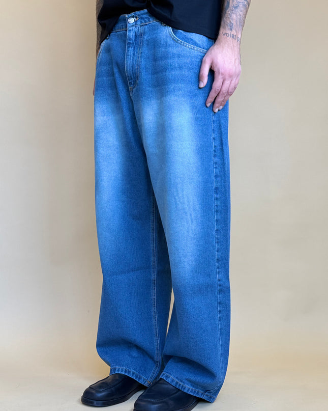 BAGGY FIT DENIM STONE WASH