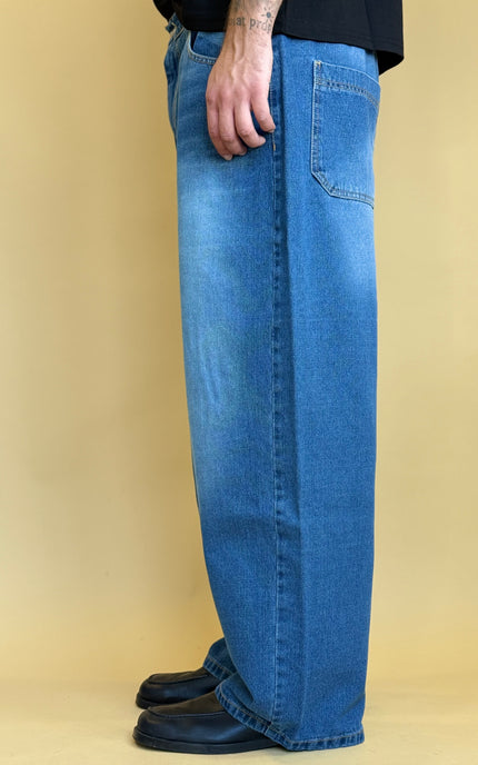 BAGGY FIT DENIM STONE WASH