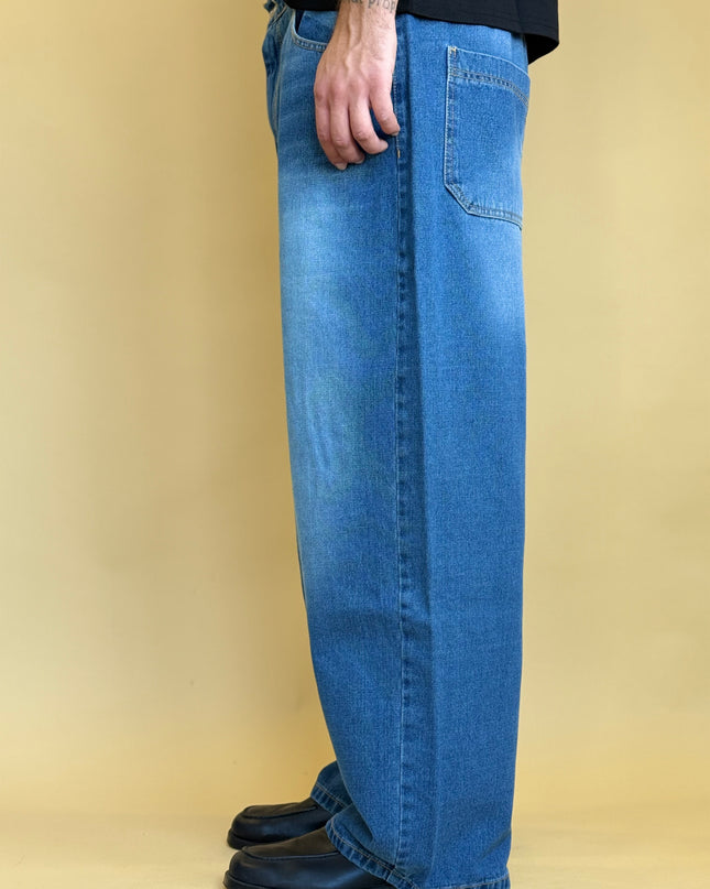 BAGGY FIT DENIM STONE WASH
