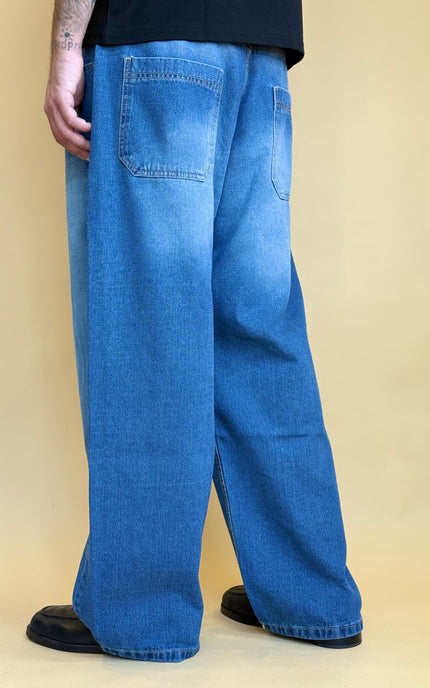 BAGGY FIT DENIM STONE WASH