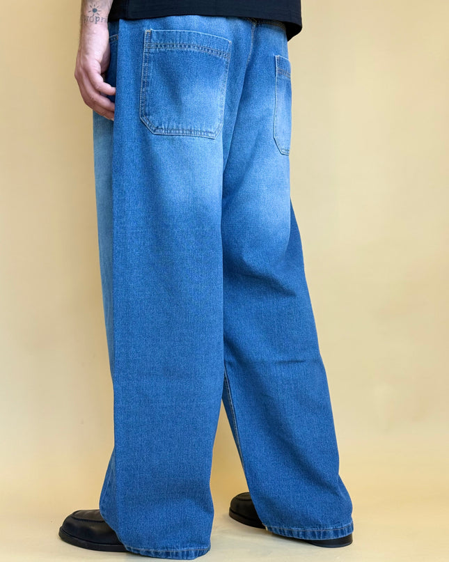 BAGGY FIT DENIM STONE WASH