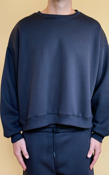 CROP CREWNECK HOODIE - DA COMPLETO