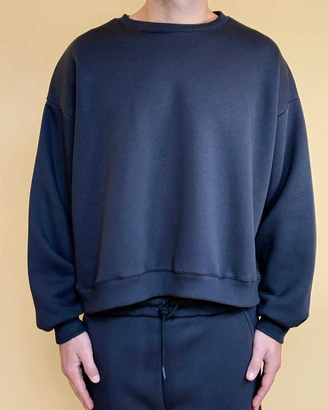 CROP CREWNECK HOODIE - DA COMPLETO