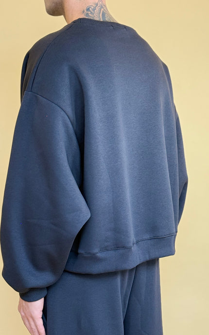 CROP CREWNECK HOODIE - DA COMPLETO