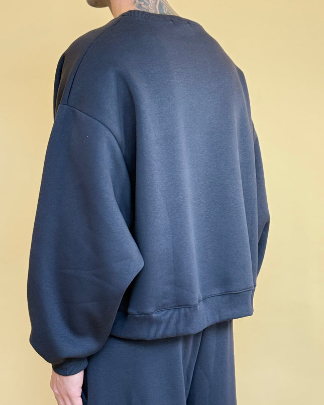 CROP CREWNECK HOODIE - DA COMPLETO