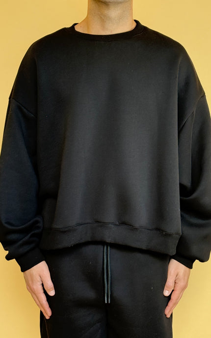 CROP CREWNECK HOODIE - DA COMPLETO