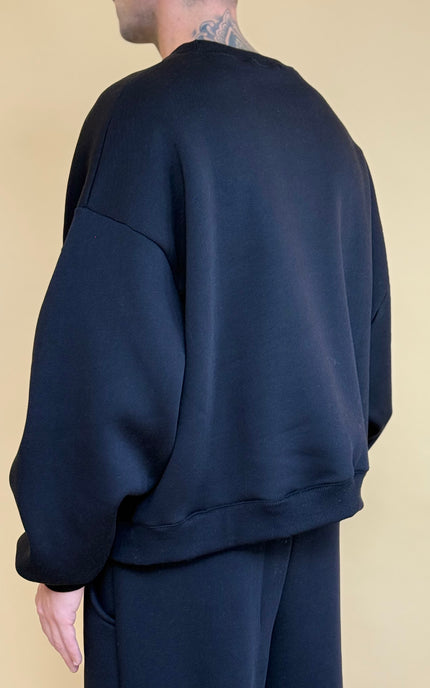 CROP CREWNECK HOODIE - DA COMPLETO