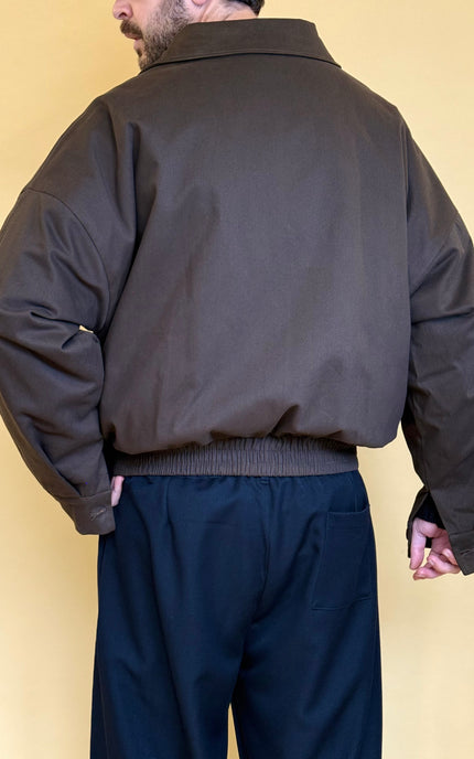 GABARDINE BOMBER JACKET