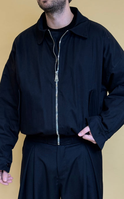 GABARDINE BOMBER JACKET