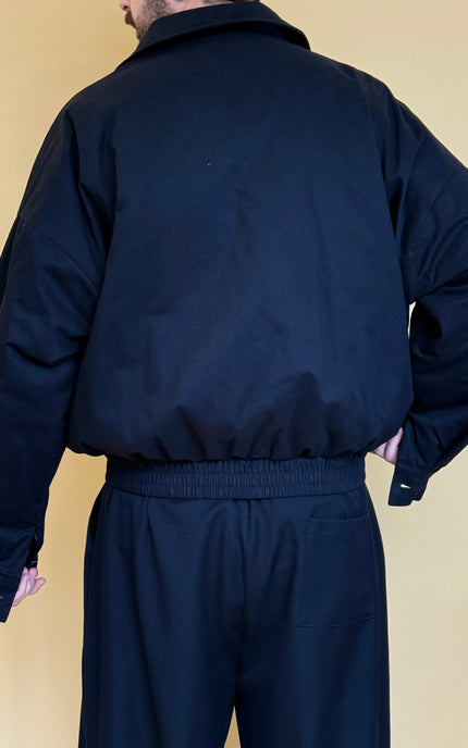 GABARDINE BOMBER JACKET