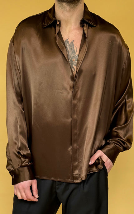 CAMICIA EFFETTO RASO