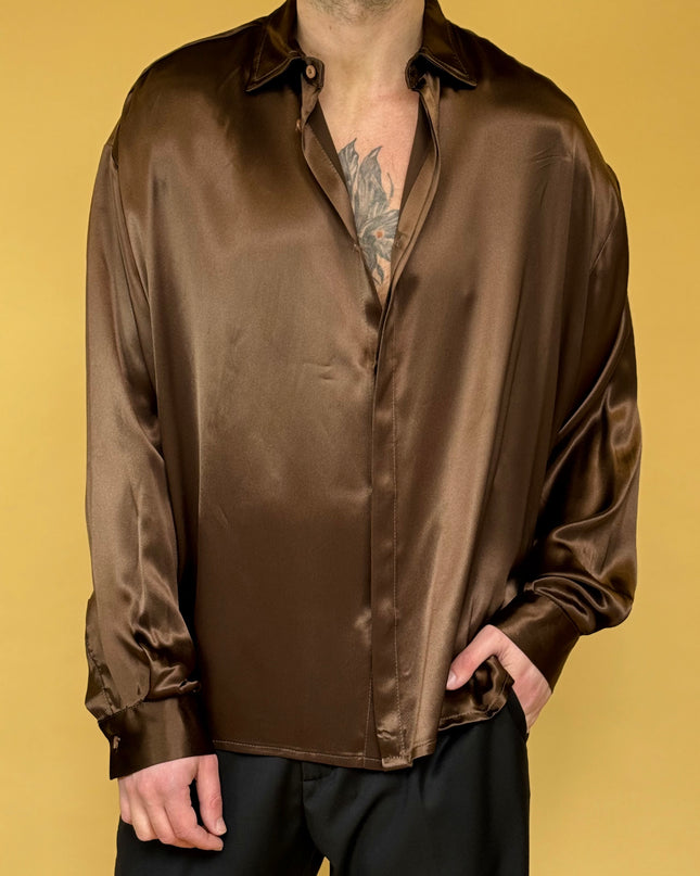 CAMICIA EFFETTO RASO