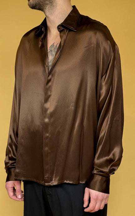 CAMICIA EFFETTO RASO