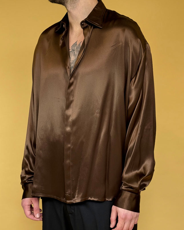CAMICIA EFFETTO RASO