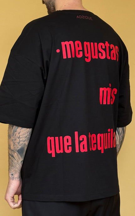 '.. MAS QUE LA TEQUILA' BLACK TEE