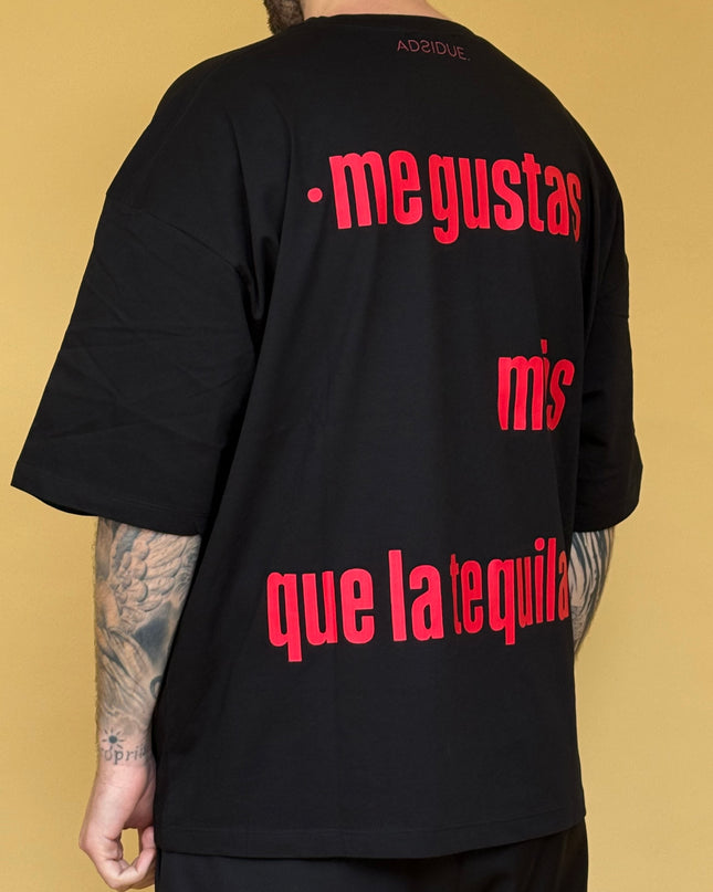 '.. MAS QUE LA TEQUILA' BLACK TEE