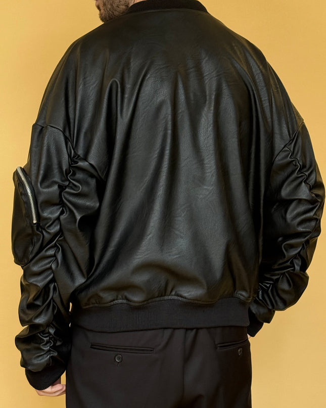 ECO BOMBER DRAPPEGGIATO