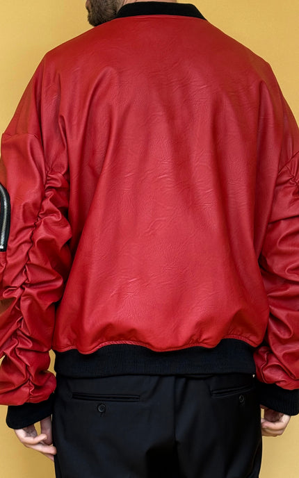 ECO BOMBER DRAPPEGGIATO