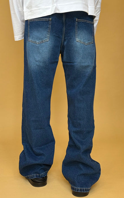 FLARE DENIM BLU WASH